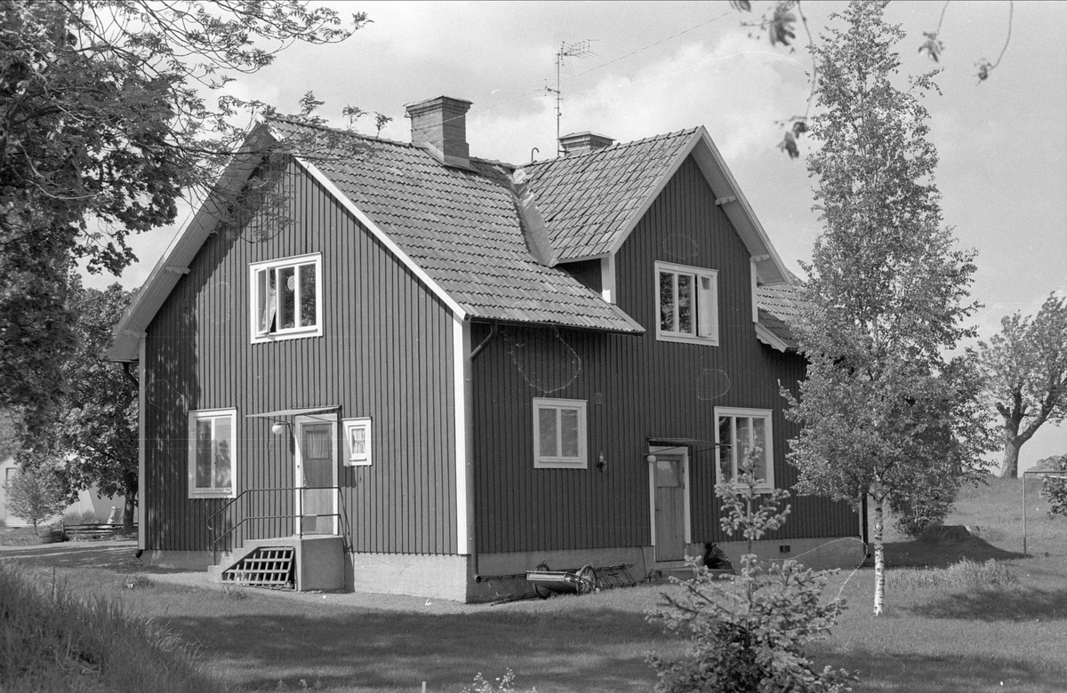 Bostadshus, Villinge 1:1, Danmarks socken, Uppland 1977