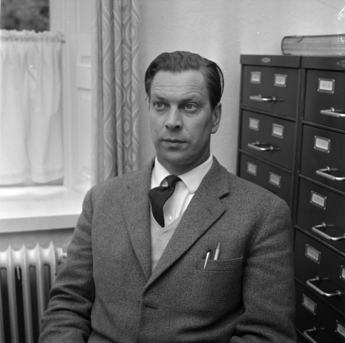 Stadsträdgårdsmästare Erik Laufors, Uppsala juni 1962