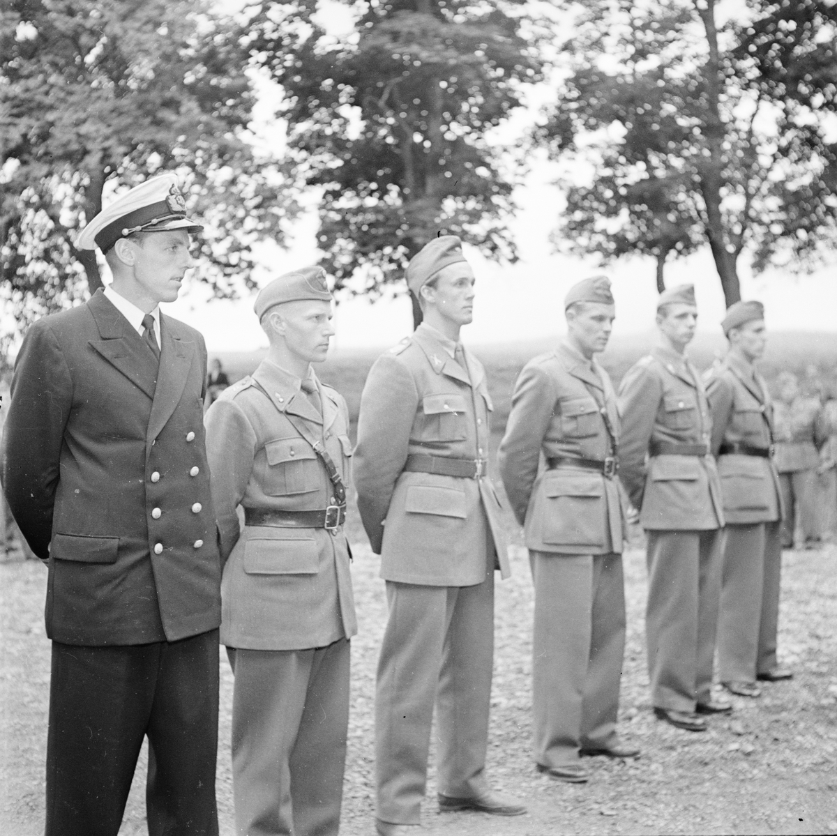 Militär femkamp, Uppsala, 1953