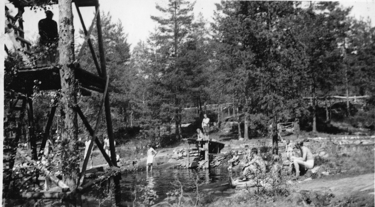 Bathing place at the Ruudhytta cabin.
