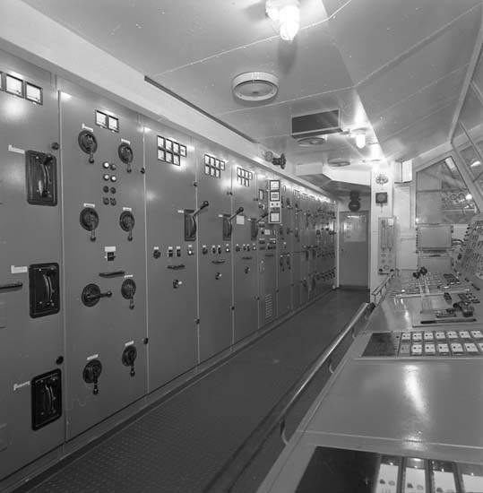 Bilder från kontrollrum på fartyg 116-119, troligen från 116 S/S Vorkuta PT 57.