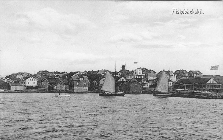 vY över Fiskebäckskil sett från Mansholmen