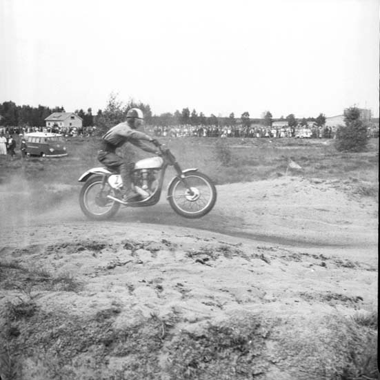 Motocross i Grunnebo sydväst om Vänersborg i juni 1959