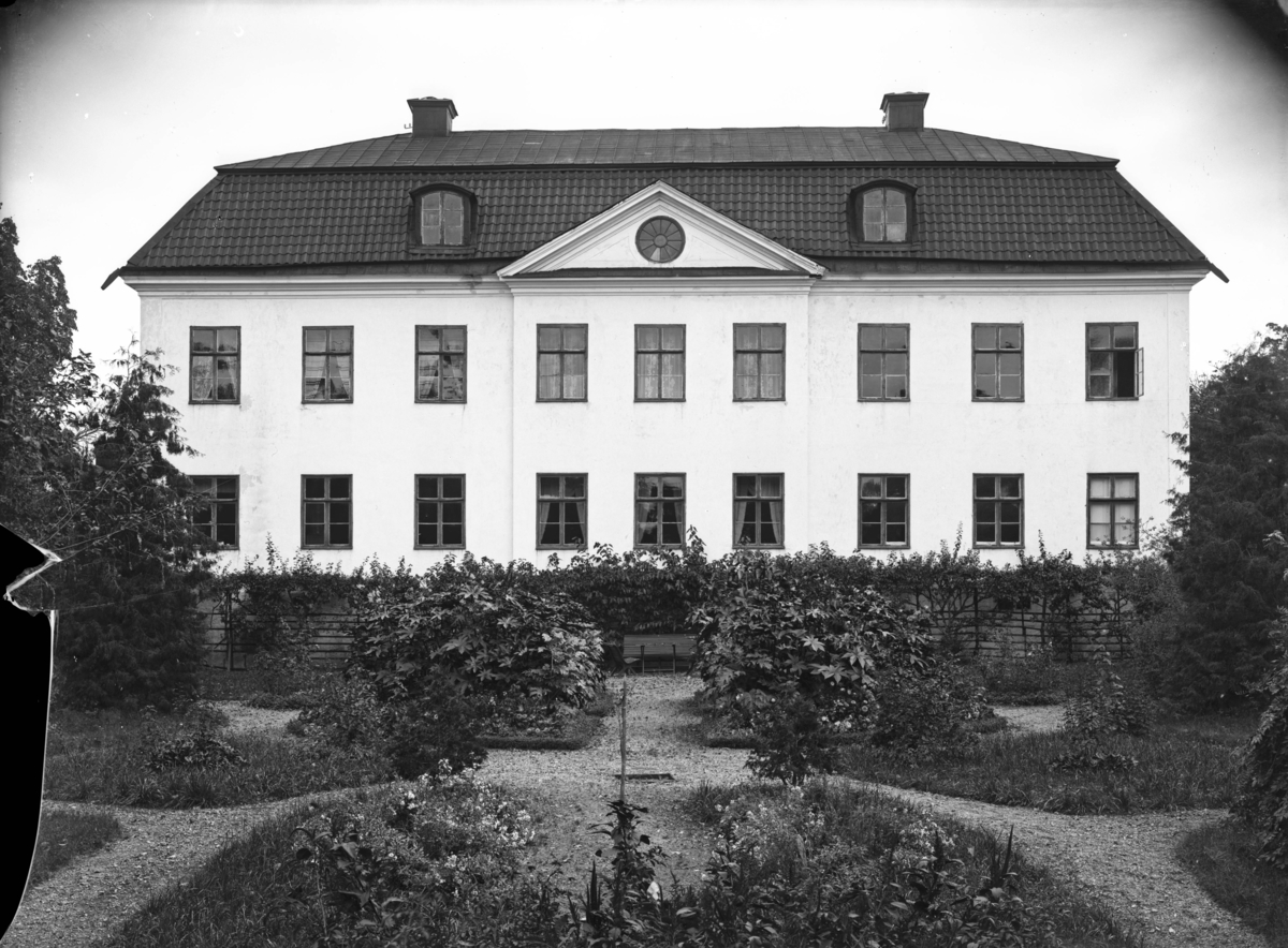 Huvudbyggnaden Strömsta säteri, Teda socken, Uppland, 4 oktober 1905