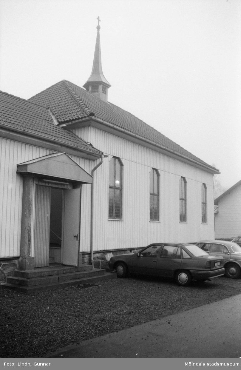 Metodistkyrkan på Brännåsvägen 3 i Forsåker, Mölndal, exteriör.