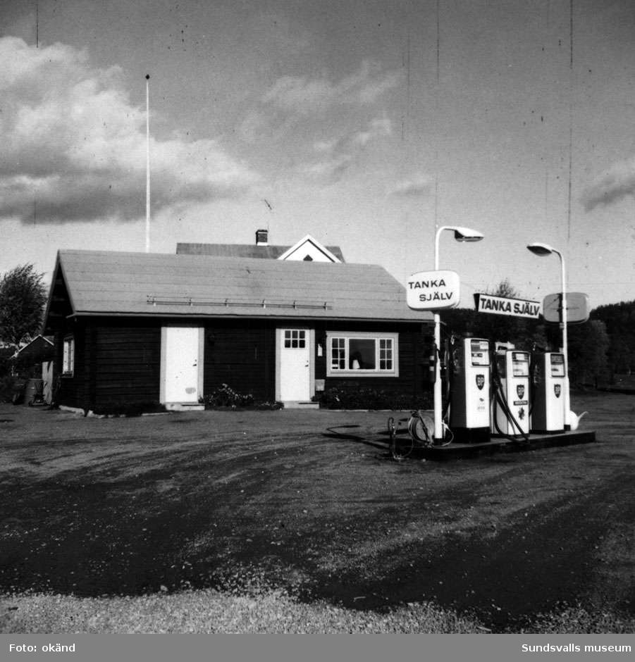 BP-stationen Gallsäter. Köpman: Rune Åhlström.