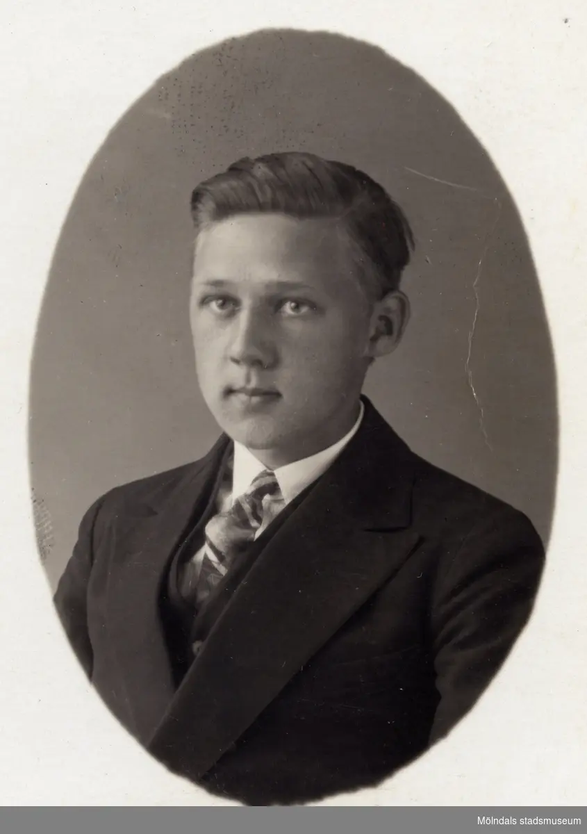 Porträtt av Åke Börjesson ca 1930.
