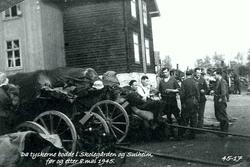 Skolegården og Sulheim.
Da tyskerne bodde i Skolegården og 