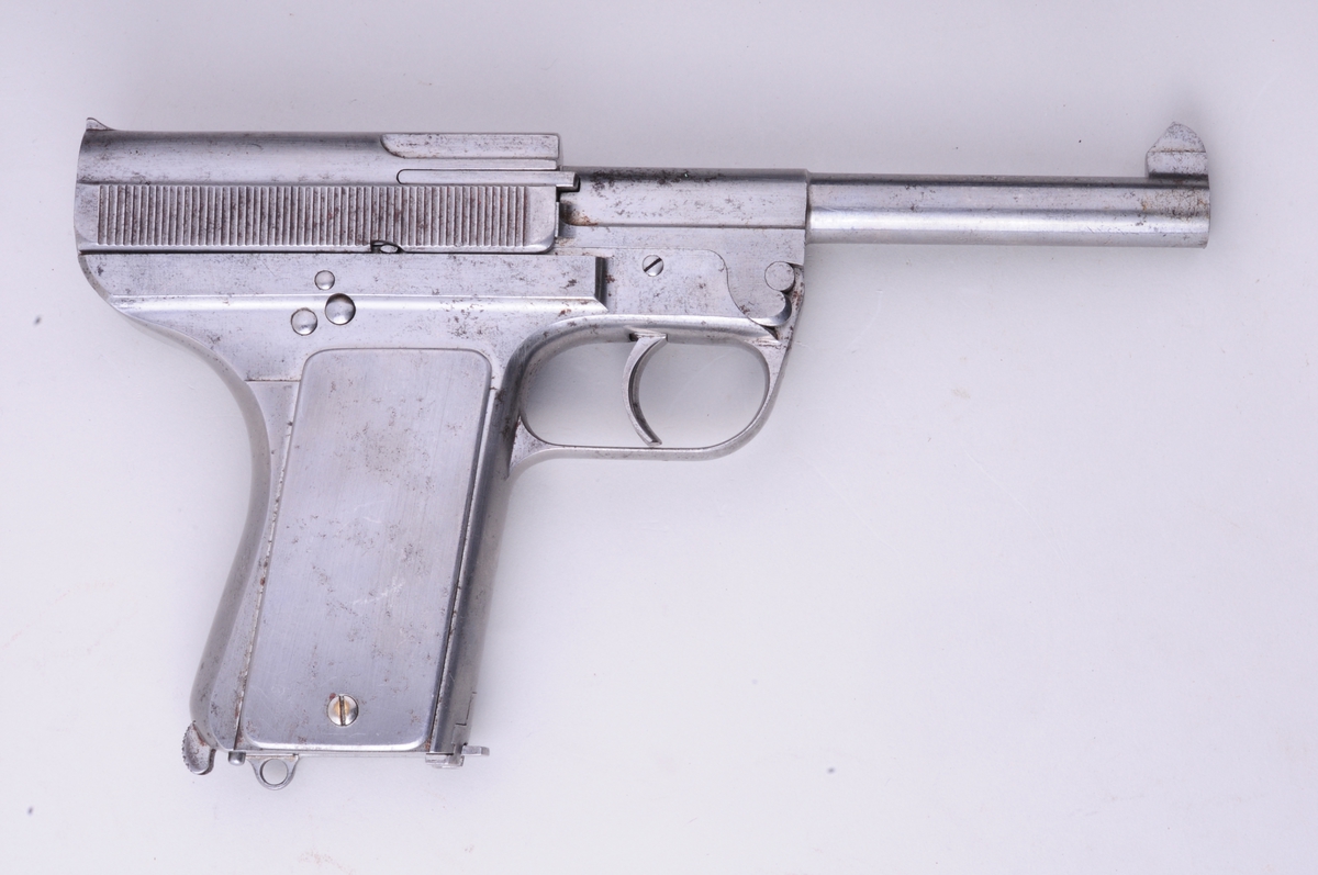 Pistol Schouboes modell - Forsvarets museer / DigitaltMuseum