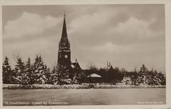 Fredriksstad. Kirken og Kirkeparken.