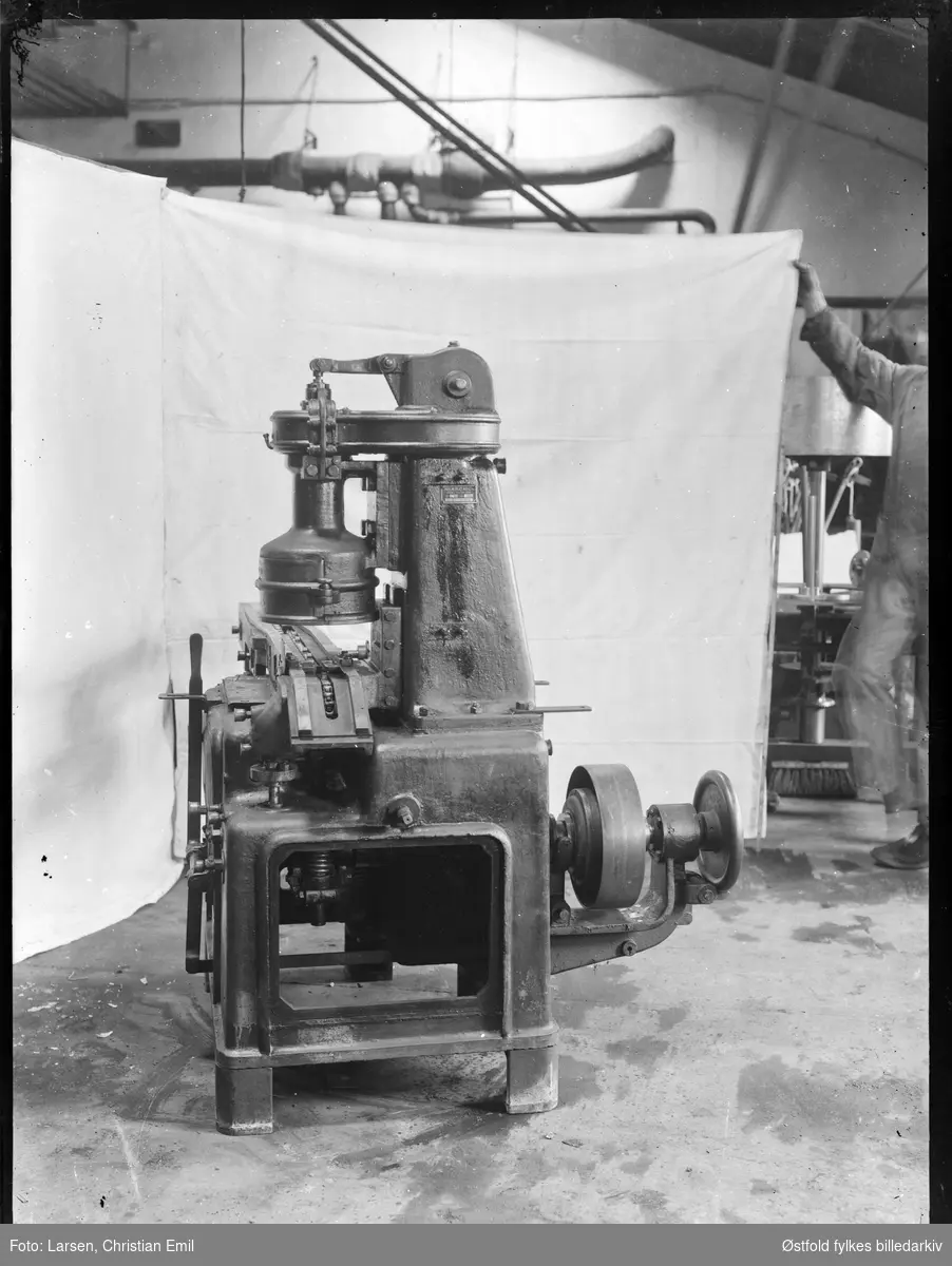 Komfyrproduksjon, fra hallen i 1928.