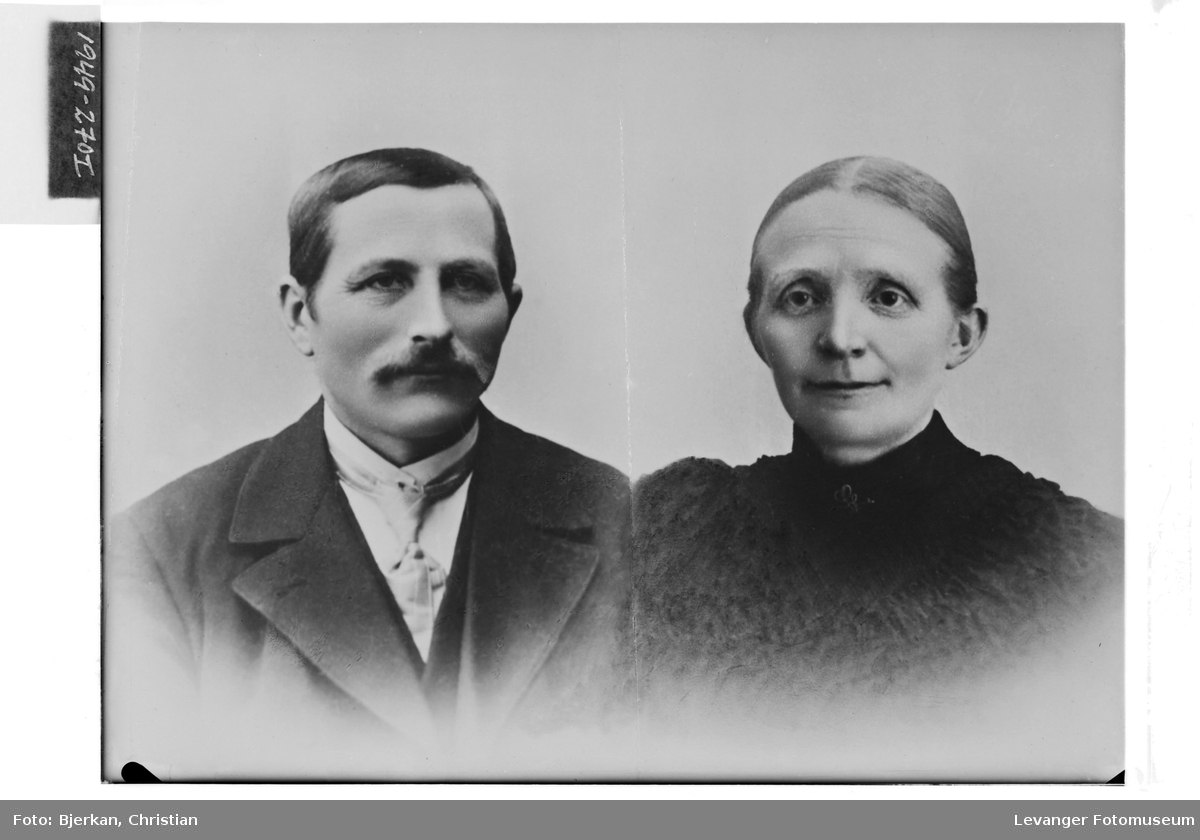 Margit og Paul Tangen II, repro av eldre fotografi