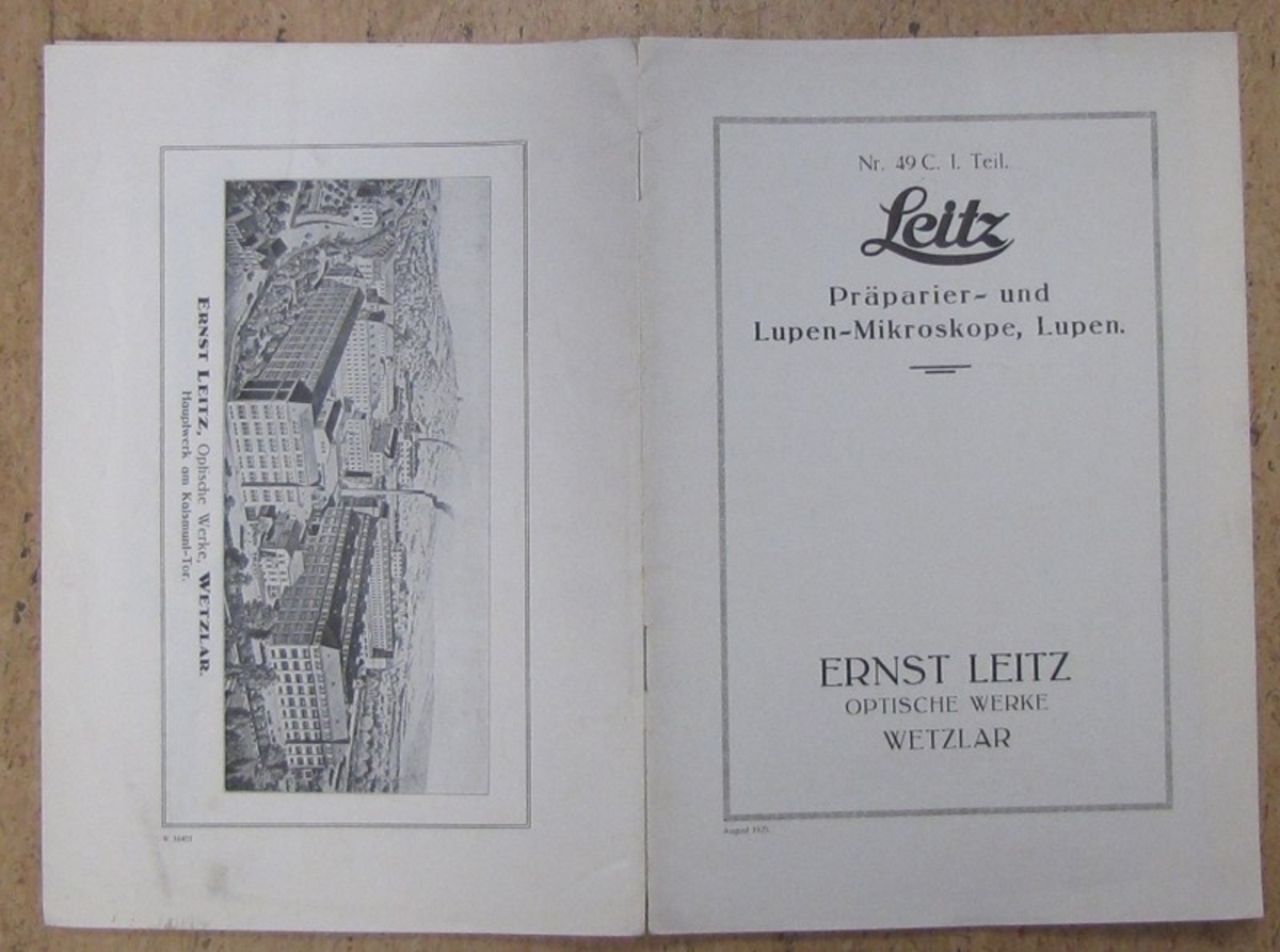 Leitz, Präparier - und Lupen - Mikroskope, Lupen.