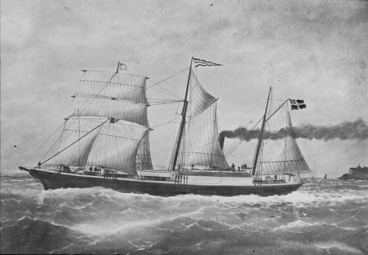 D/S Heimdal 142,5 kml. Ble bygget på Sandåsen (Kragerø) 1872. Skipper var K.A.Olsen. Reder var Johan Dahll. 45 hesters dampkraft. Solgt til Tønsberg 1894.