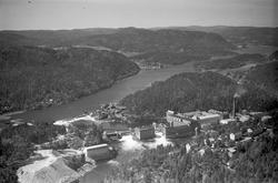 Ulike Widerø flyfoto fra Skien kommune, Skotfoss