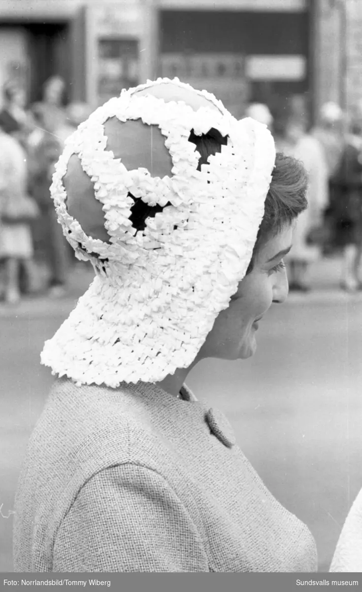 Hattparaden i Sundsvall 1961.