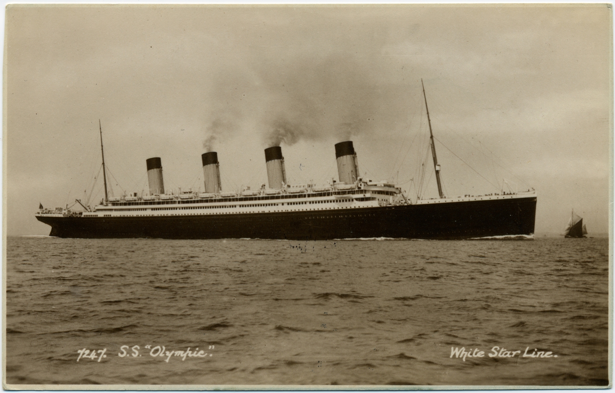 S.S. 'Olympic.' White Star Line.