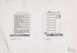 Paris. Norges hus [Fasadeoppriss]