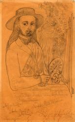 Selvportrett [Tegning]