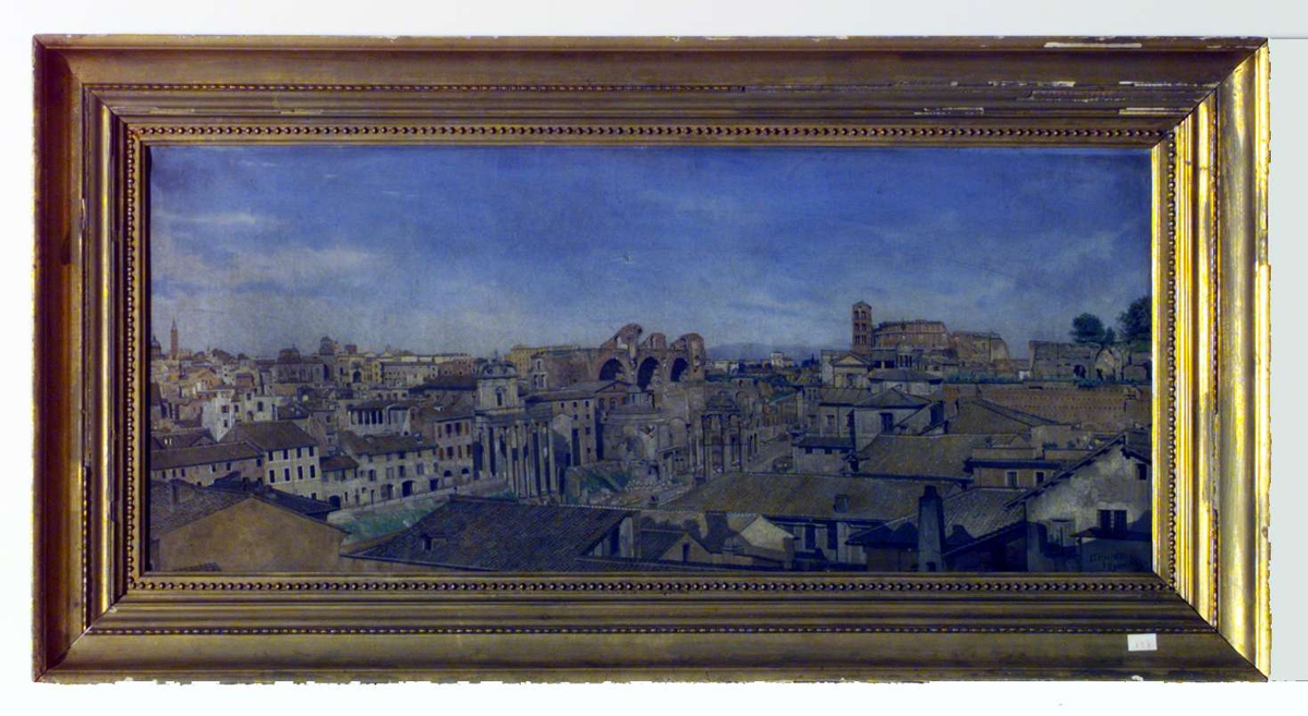 Roma med Forum Romanum 1883