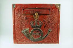 Postmuseet, gjenstander, postkasse, brevkasse, postinnkast, 