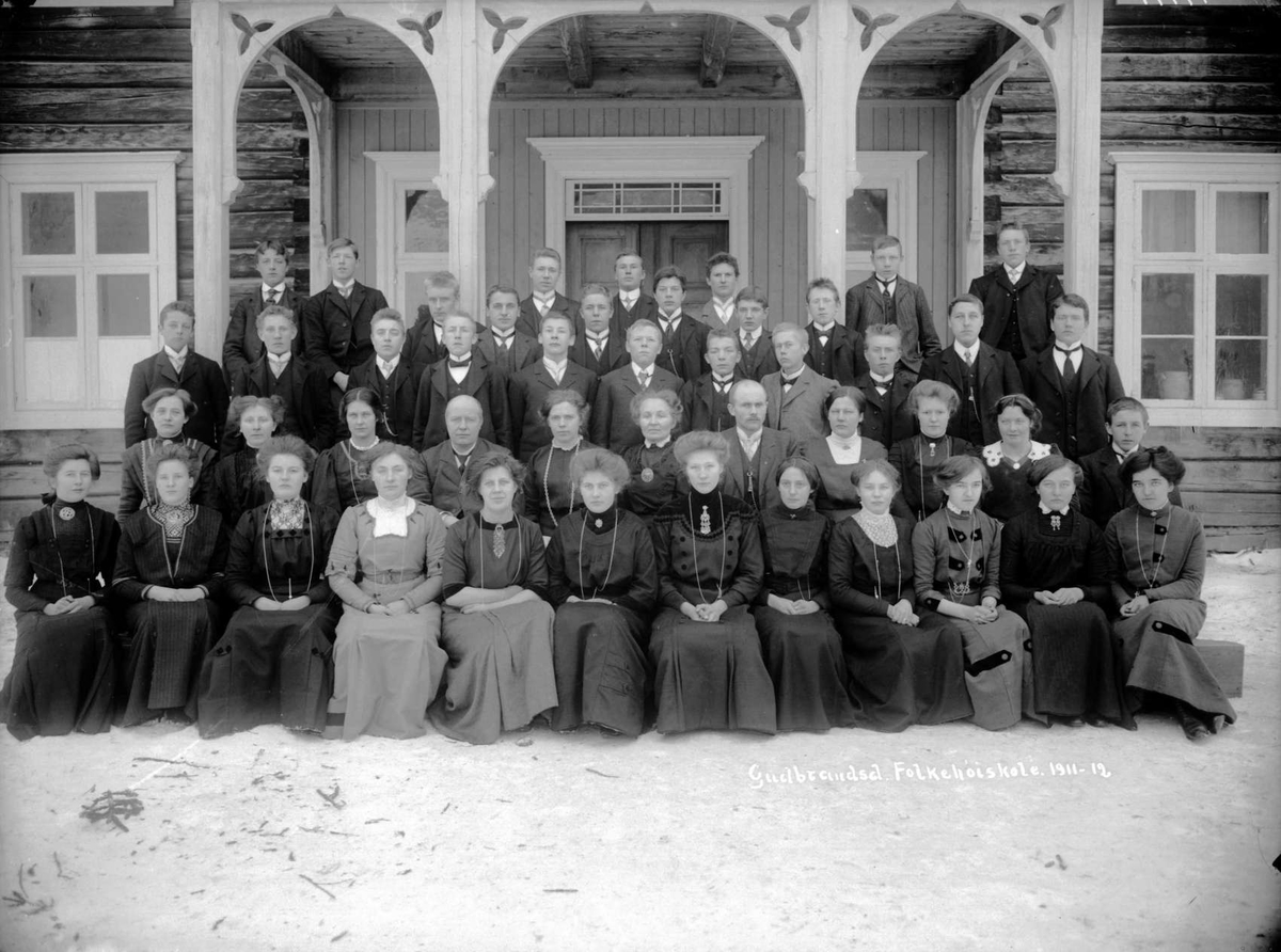 Gudbr.dalens Folkehøyskole 16.02.1912.