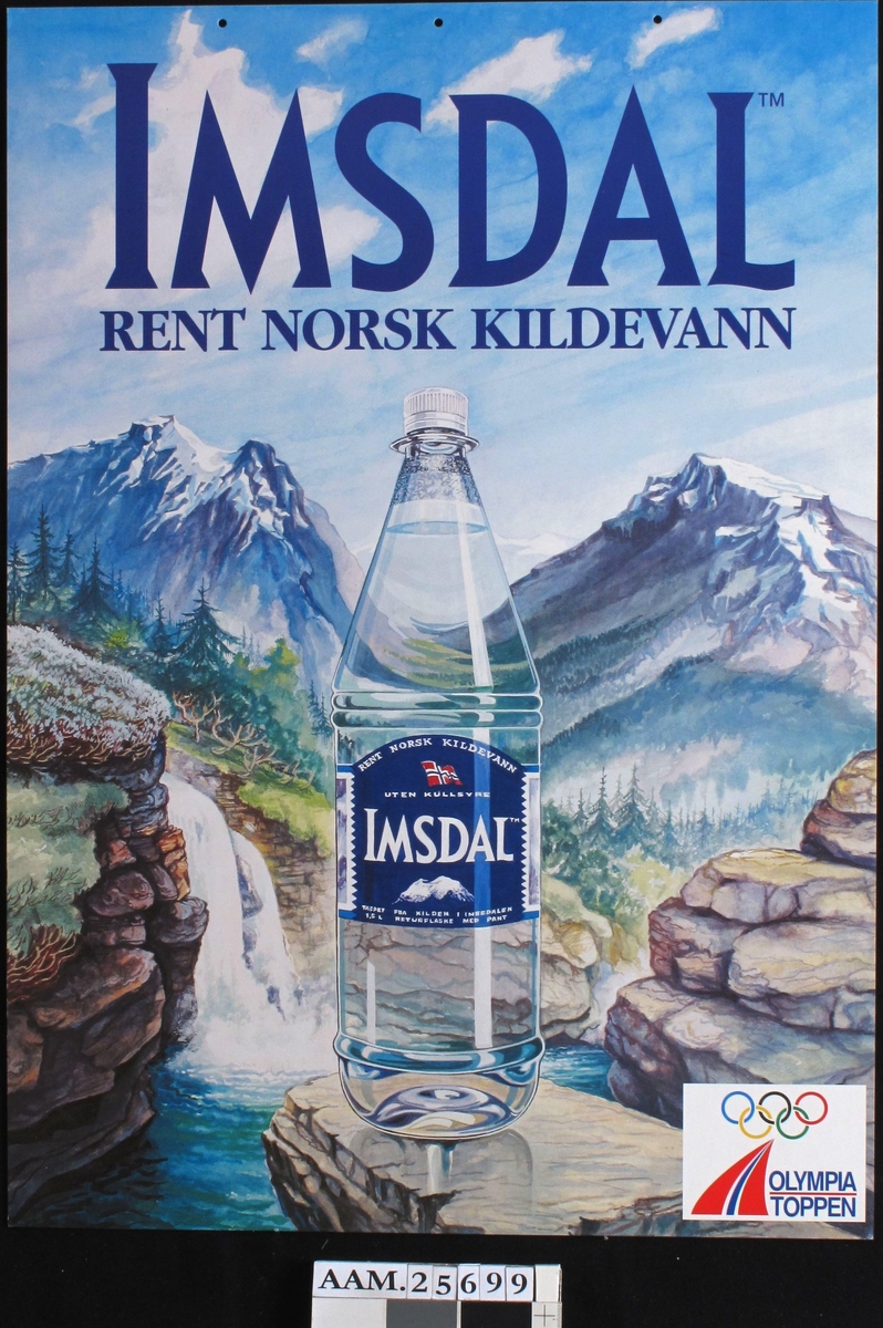 Norsk fjellandskap, vannfall, Imsdalflaske.