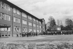 Ski skole 1. byggetrinn, syd fasade