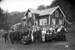 Beate Aarset og Sivert Nesje sitt bryllaup på Nør-Årset.