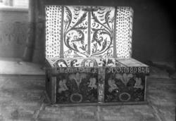 Brudekiste. (Tidligere registrerings nr R.1717).."Siri Knuts