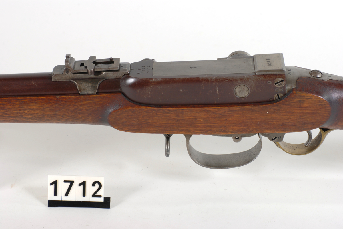Kammerladingsgevær 18 lødig Lund M1855/67 Hæren