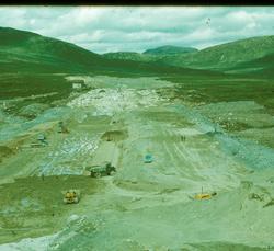 Oslo Lysverker. Arbeidet med Flævassdammen.