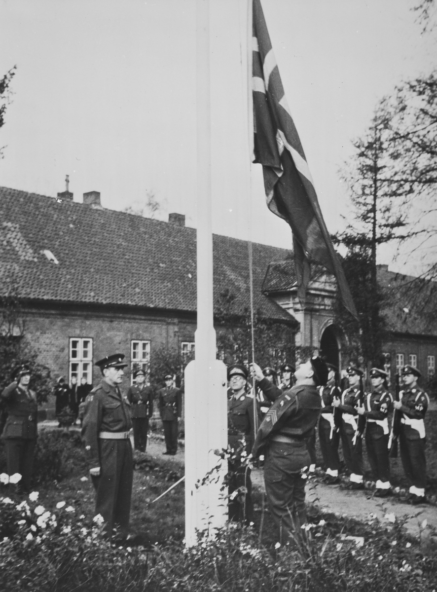 Fra avslutningen for Tysklandsbrigaden i 1953.