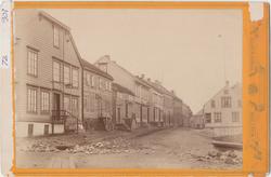 Parti av Strandgata i Vardø, før 1895