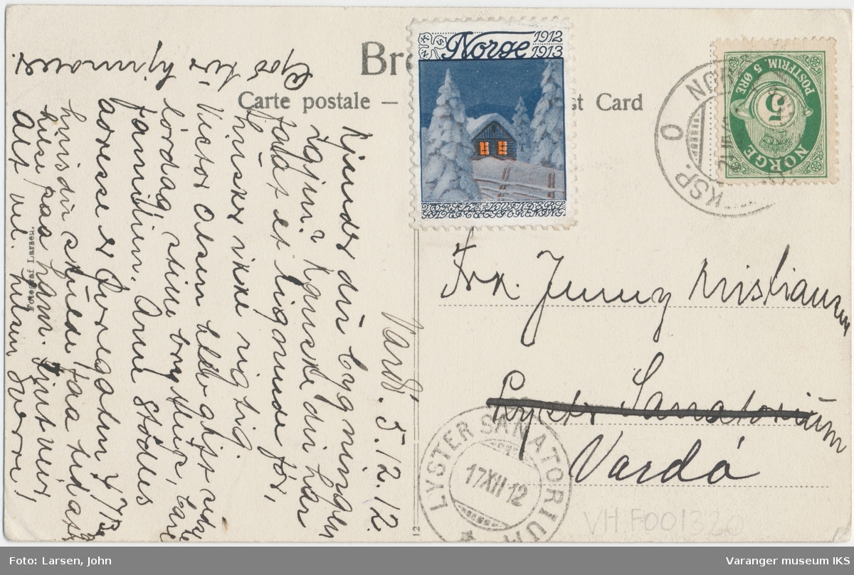 Postkort, postkontoret på Valen