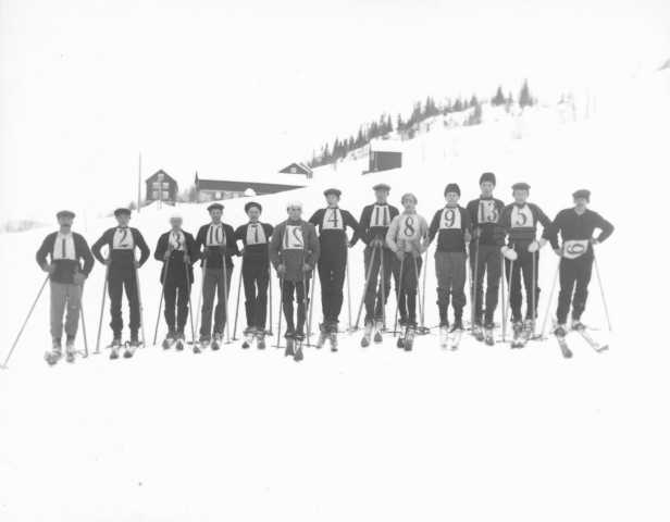 Skiløpere i Kveli