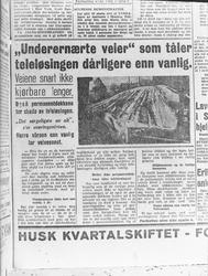 Avisklipp for Sigurd Hesselberg A/S