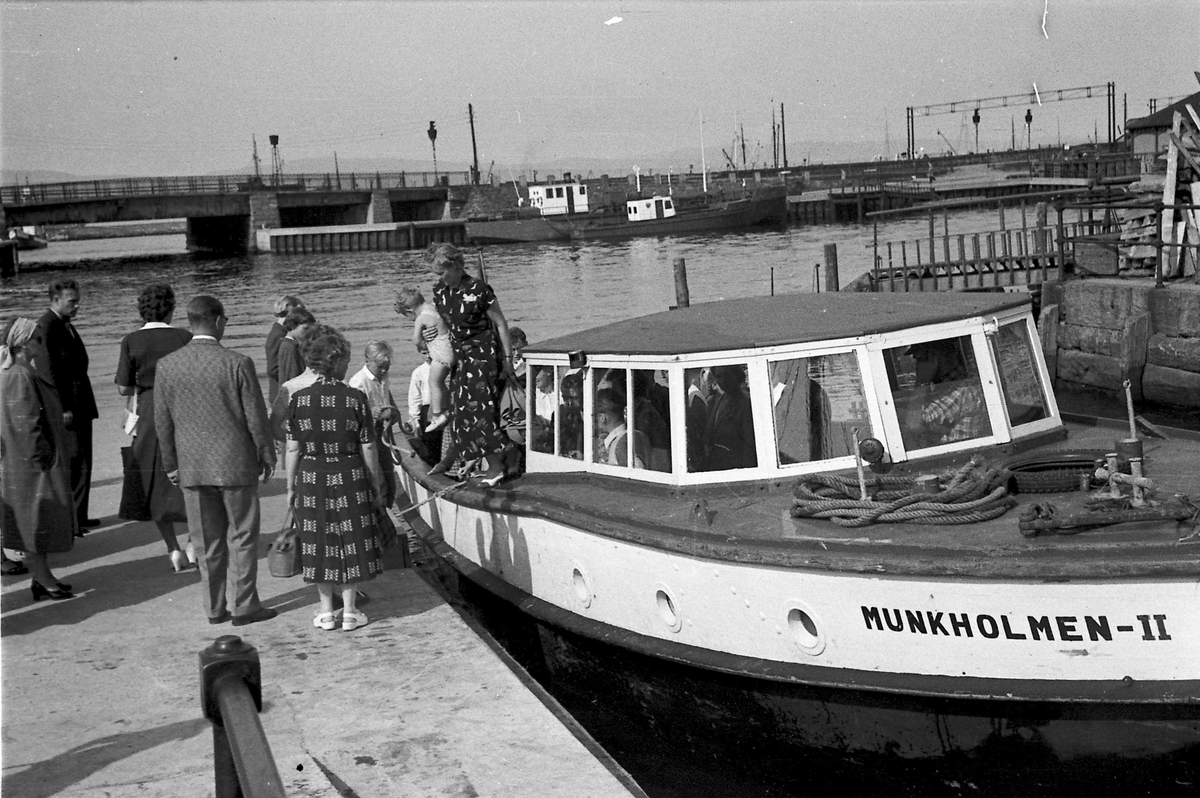 Munkholmbåten ved kai i Ravnkloa