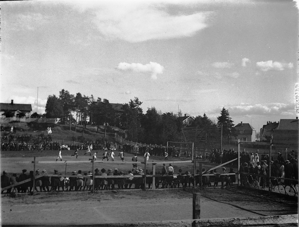 Fotballkamp ved Utstillingsplassen i Hamar. 