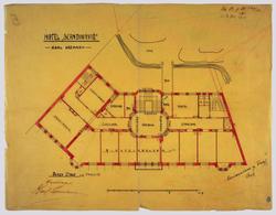 Hotel Scandinavie [Arbeidstegning]