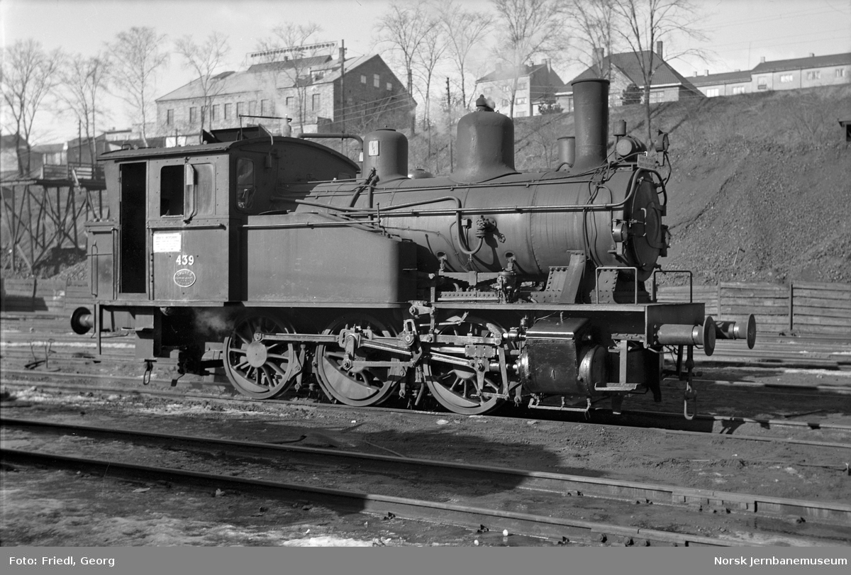 Damplokomotiv type 23b nr. 439 i Lodalen