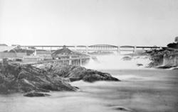 Bru over Glomma ved Sarpsfossen