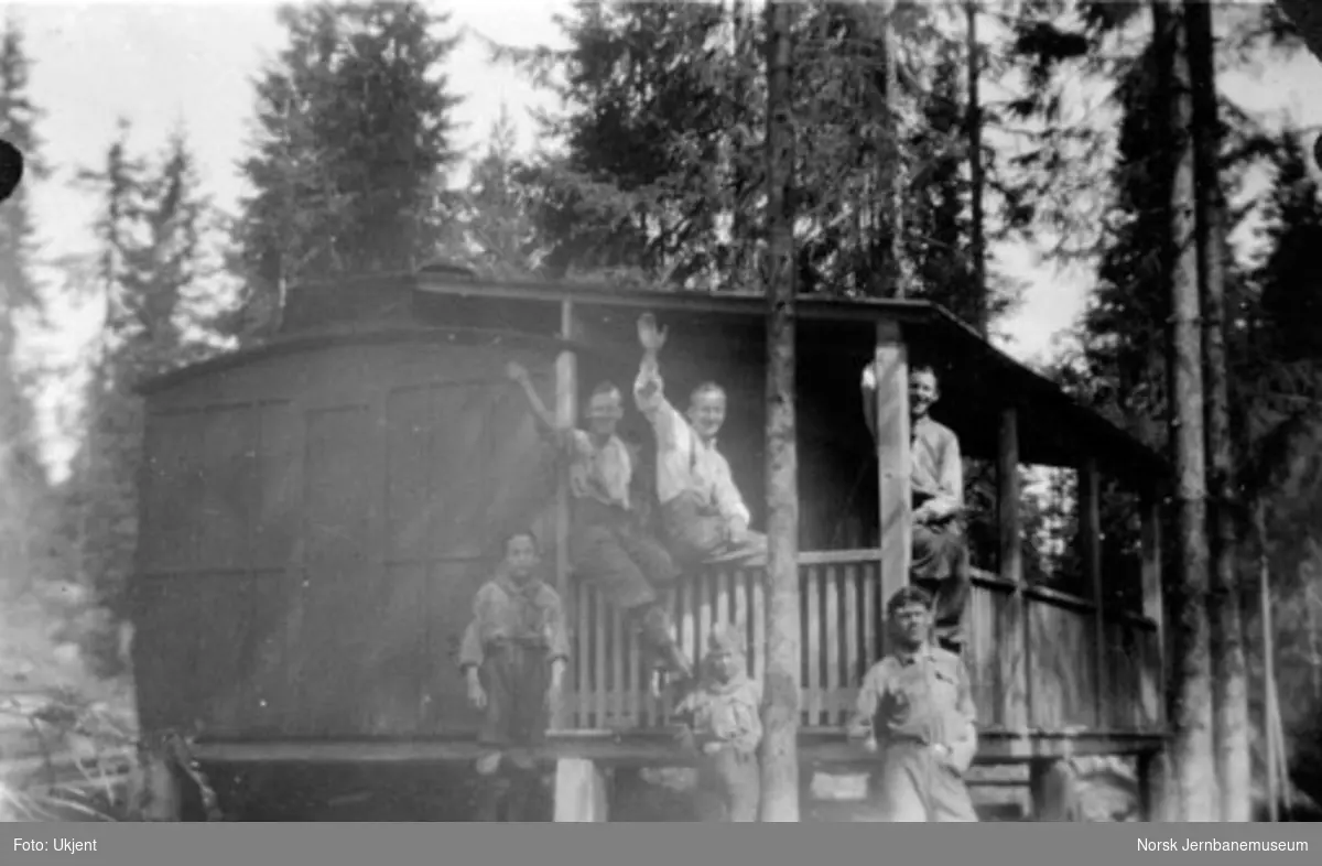 Georg Digeruds hytte på Bæreia; en tidligere jernbanevogn