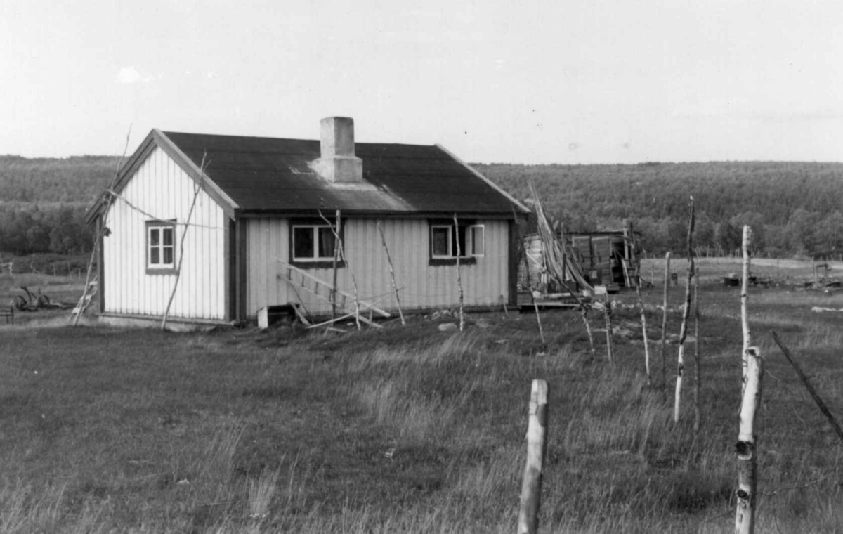 Boligen på Johan Samuelsen Kemis gård, Øvre Masi 1953.