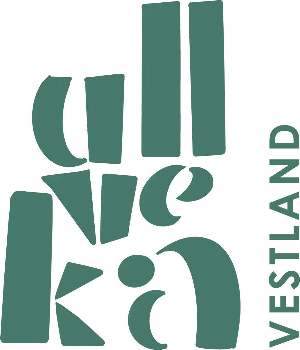 Grønn tekstlogo skrevet Ullveka Vestland